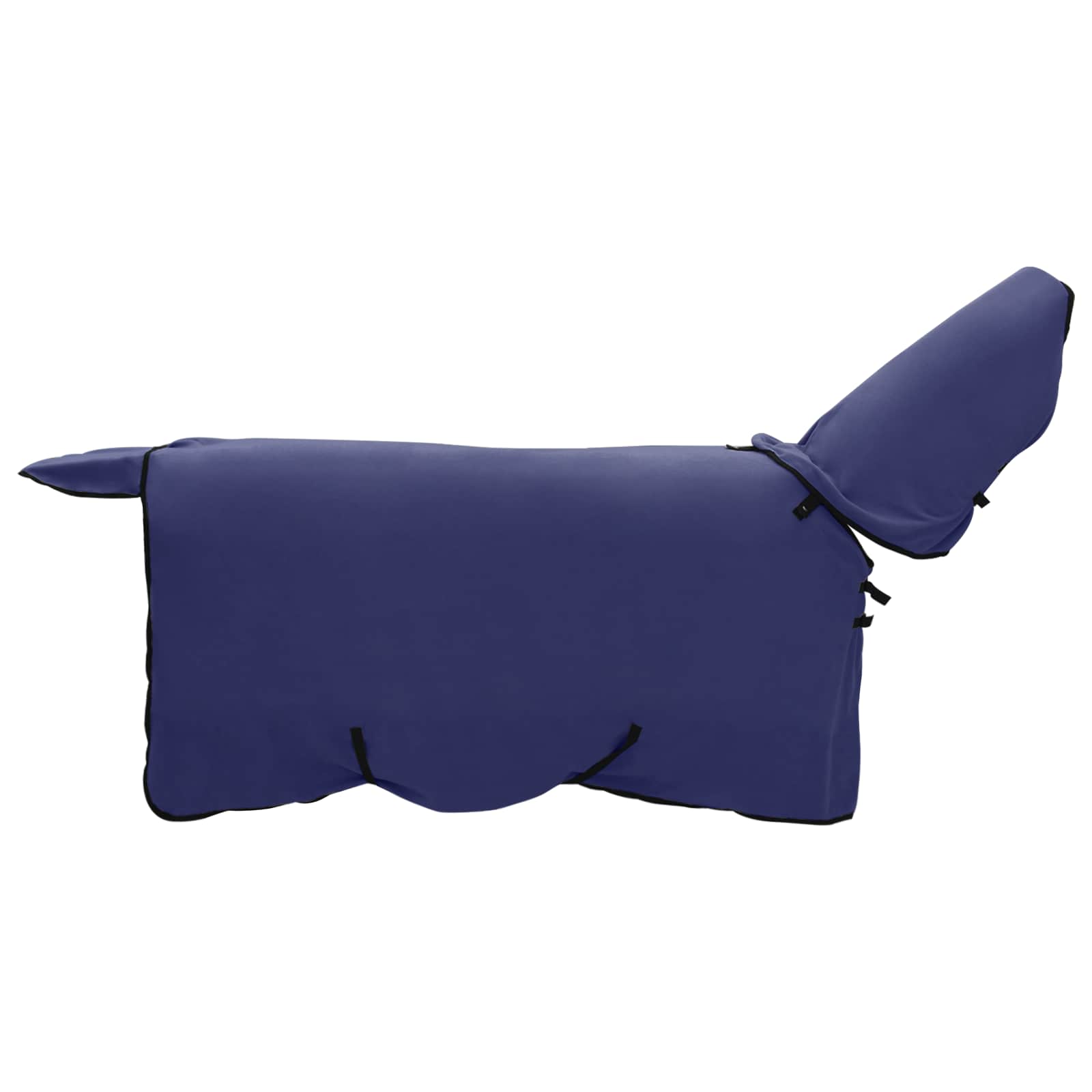 vidaXL Horse Blanket Navy Blue 105 cm Polyester Fleece 2