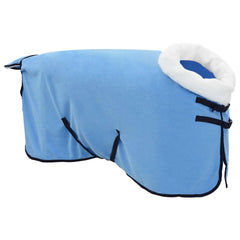 vidaXL Horse Blanket Full Aqua 95 cm Polar fleece 3