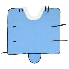 vidaXL Horse Blanket Full Aqua 105 cm Polar fleece 5