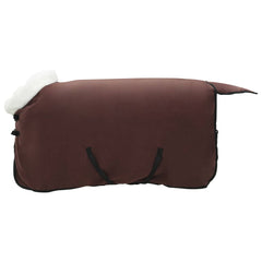 vidaXL Horse Blanket Full Dark Brown 95 cm Polar fleece 2