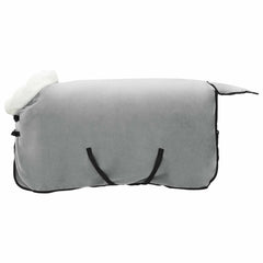 vidaXL Horse Blanket Full Light Grey 95 cm Polar fleece 2