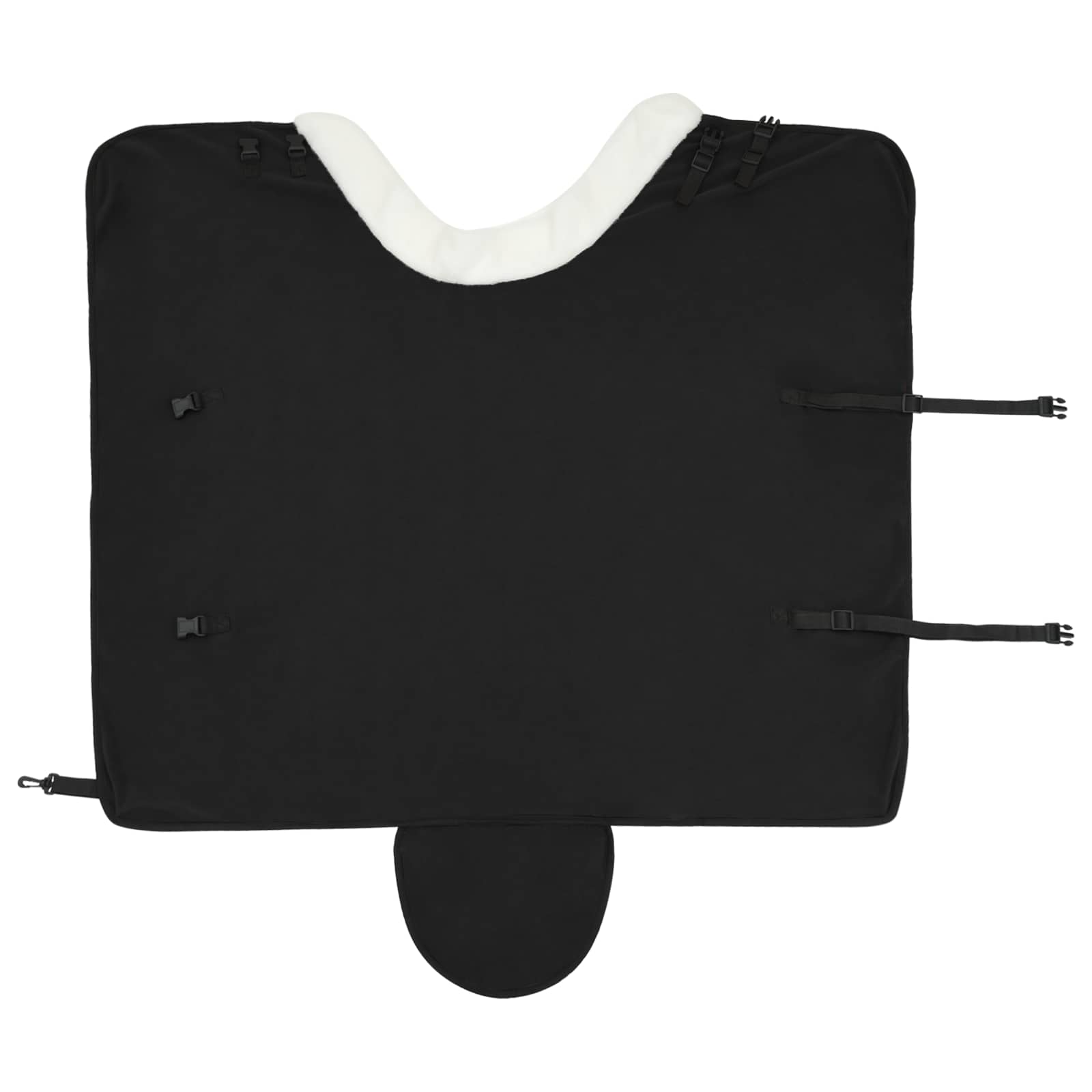 vidaXL Horse Blanket Black 95 cm Polar fleece 5