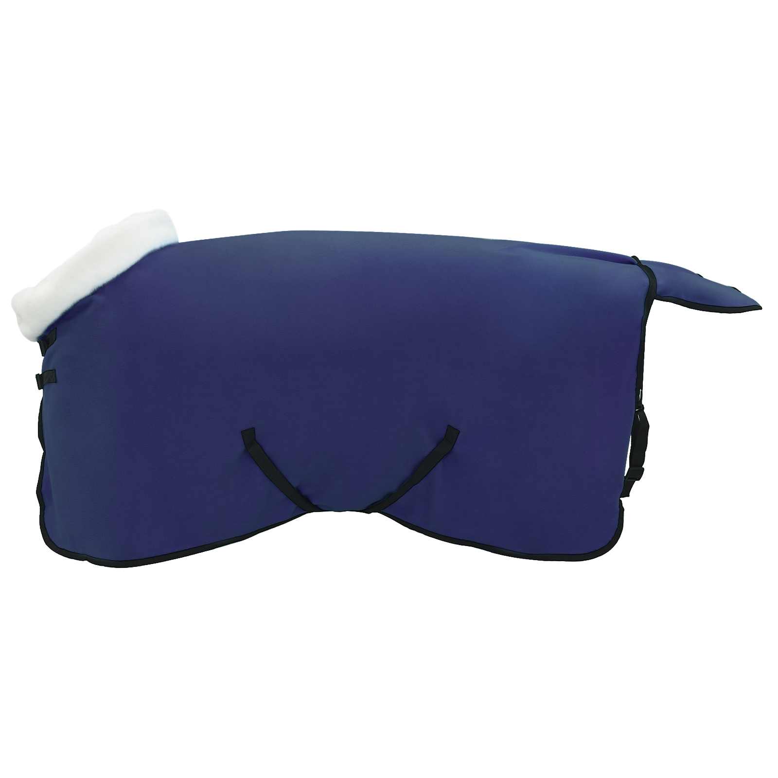 vidaXL Horse Blanket Navy Blue 95 cm Polar fleece 2