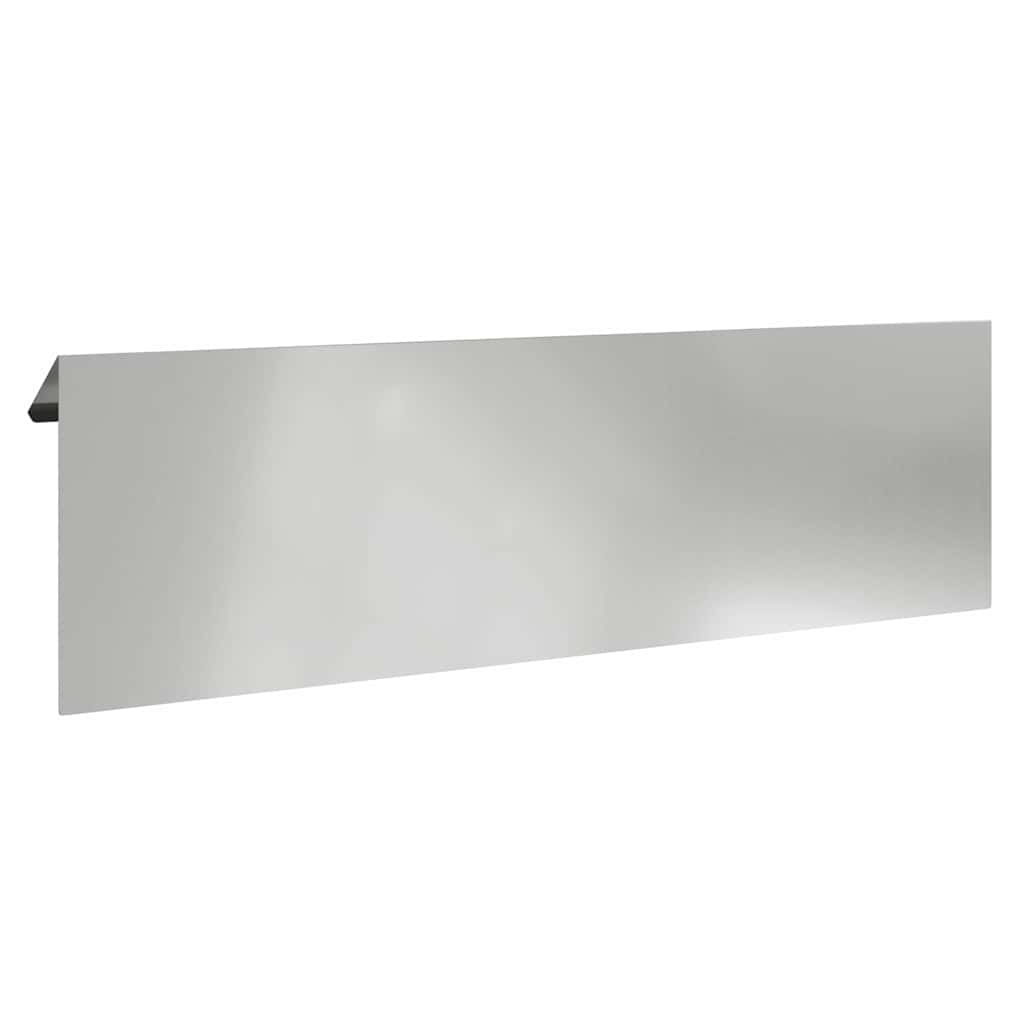 vidaXL Snail Fence 4 pcs 100 x 3.5 x 25 cm Galvanised Steel Silver 6
