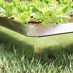 vidaXL Snail Fence 4 pcs 13.5 x 13.5 x 25 cm Stainless Steel Silver 3