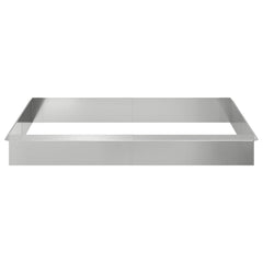 vidaXL Snail Fences 12 pcs 100 x 3.5 x 25 cm Galvanised Steel Silver 6