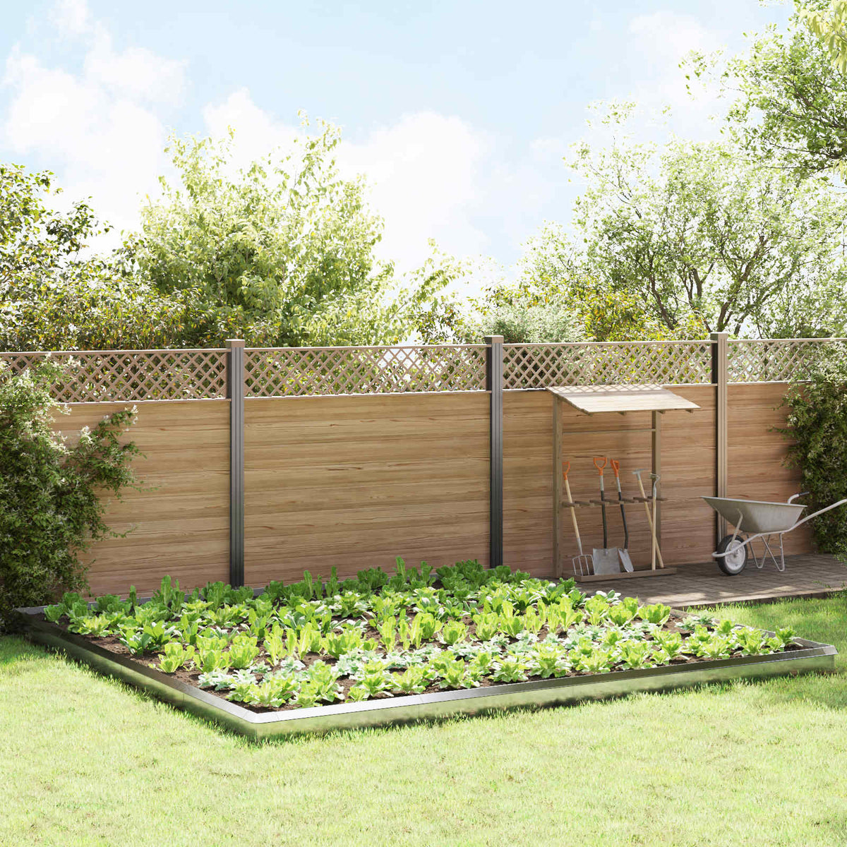 Snail Fences Silver in Stainless Steel