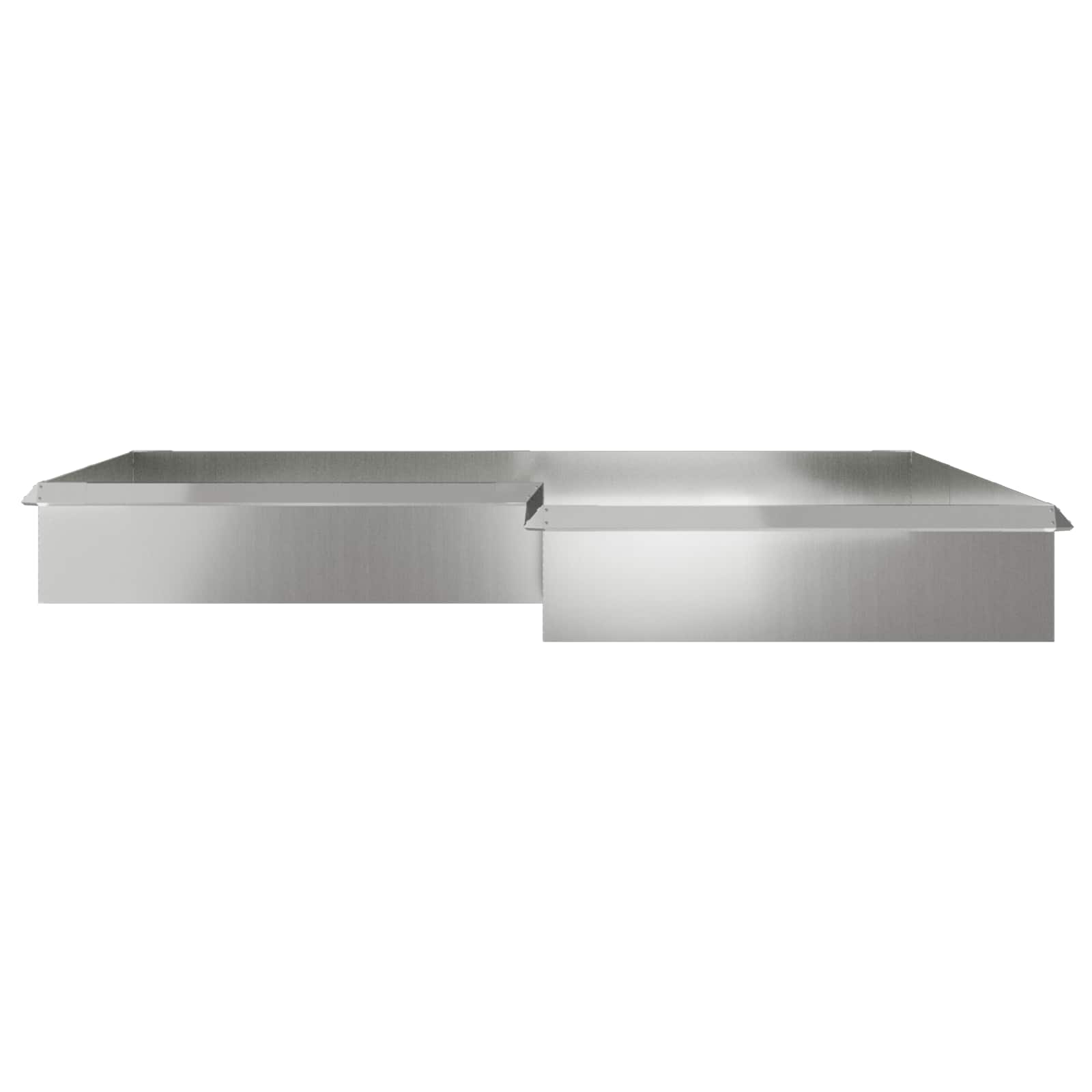 vidaXL Snail Fences 16 pcs 100 x 3.5 x 25 cm Galvanised Steel Silver 6