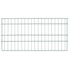 vidaXL Pond Fence Set 5 pcs 100 x 50 cm Steel Green 2
