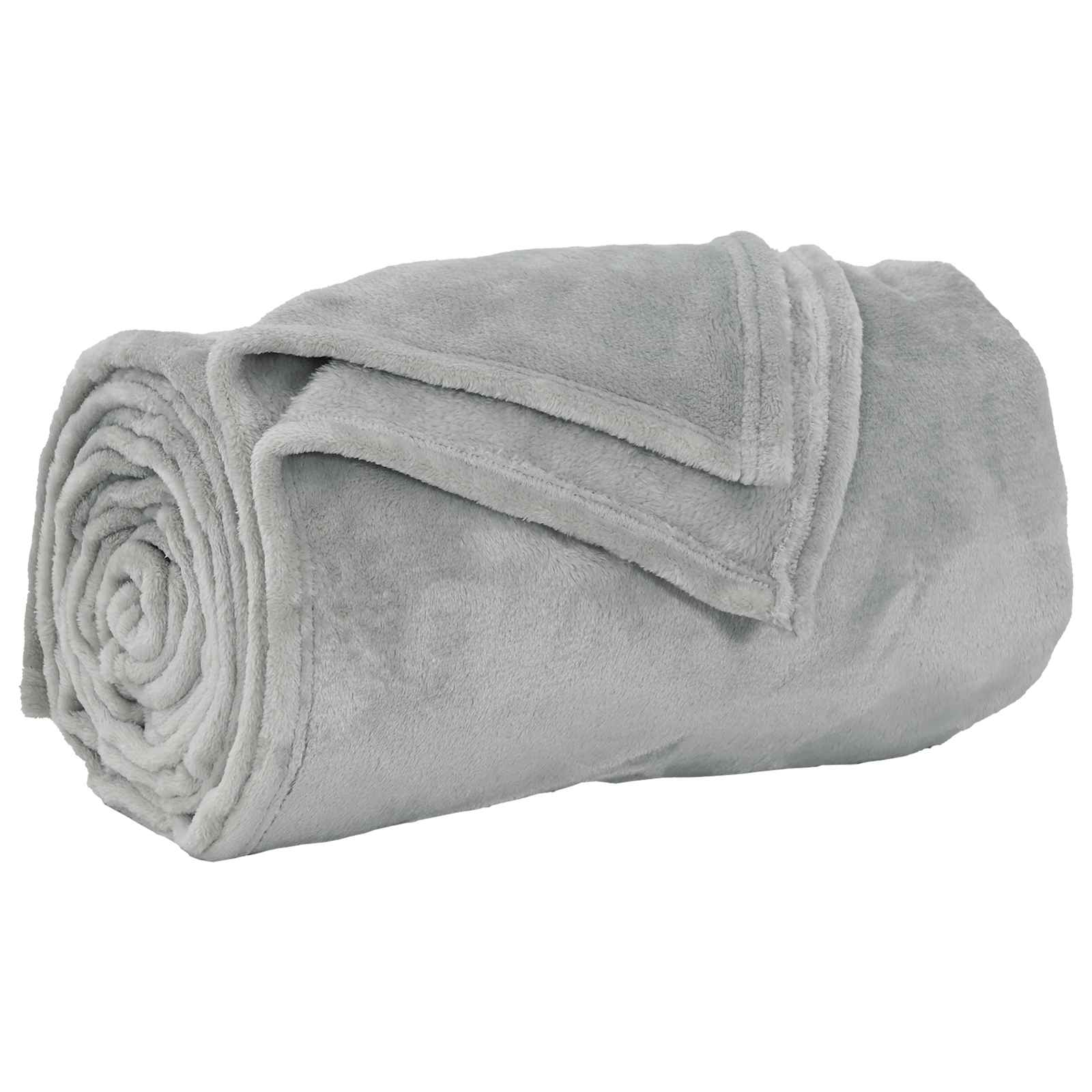vidaXL Throw Blanket Grey 220 x 240 cm 1.37 kg Fleece 2