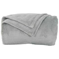 vidaXL Throw Blanket Grey 240 x 270 cm 1.69 kg Fleece 4