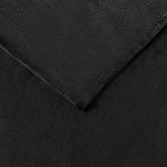 vidaXL Throw Blanket Black 220 x 240 cm 1.37 kg Fleece 5