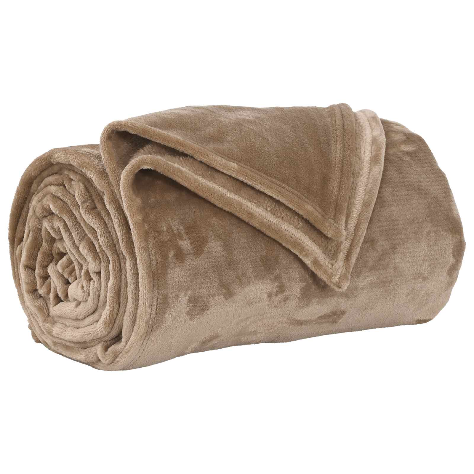 vidaXL Throw Blankets 6 pcs Camel 130 x 150 cm 3.04 kg Fleece 4