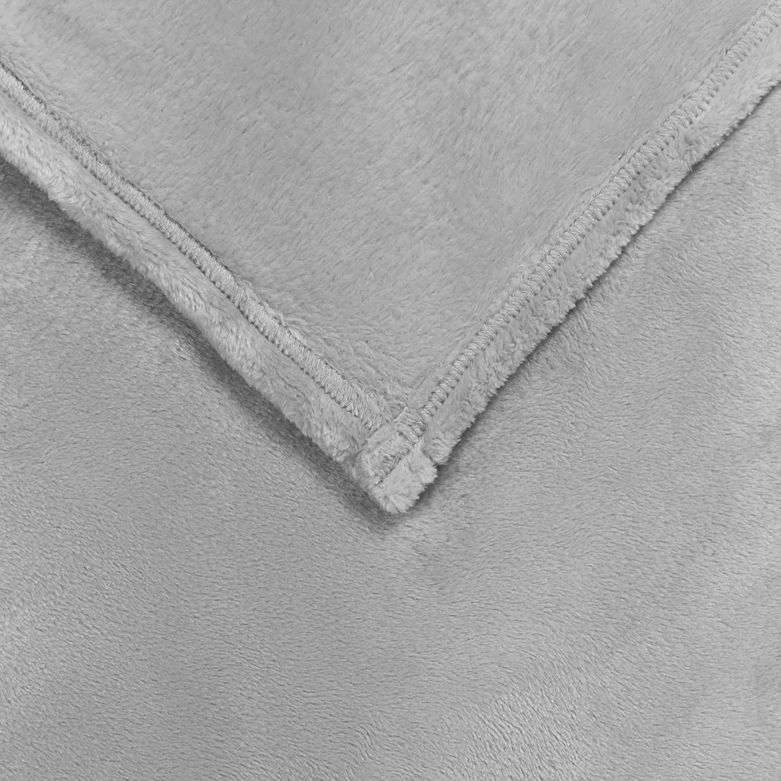 vidaXL Throw Blankets 6 pcs Grey 130 x 150 cm 3.04 kg Fleece 6
