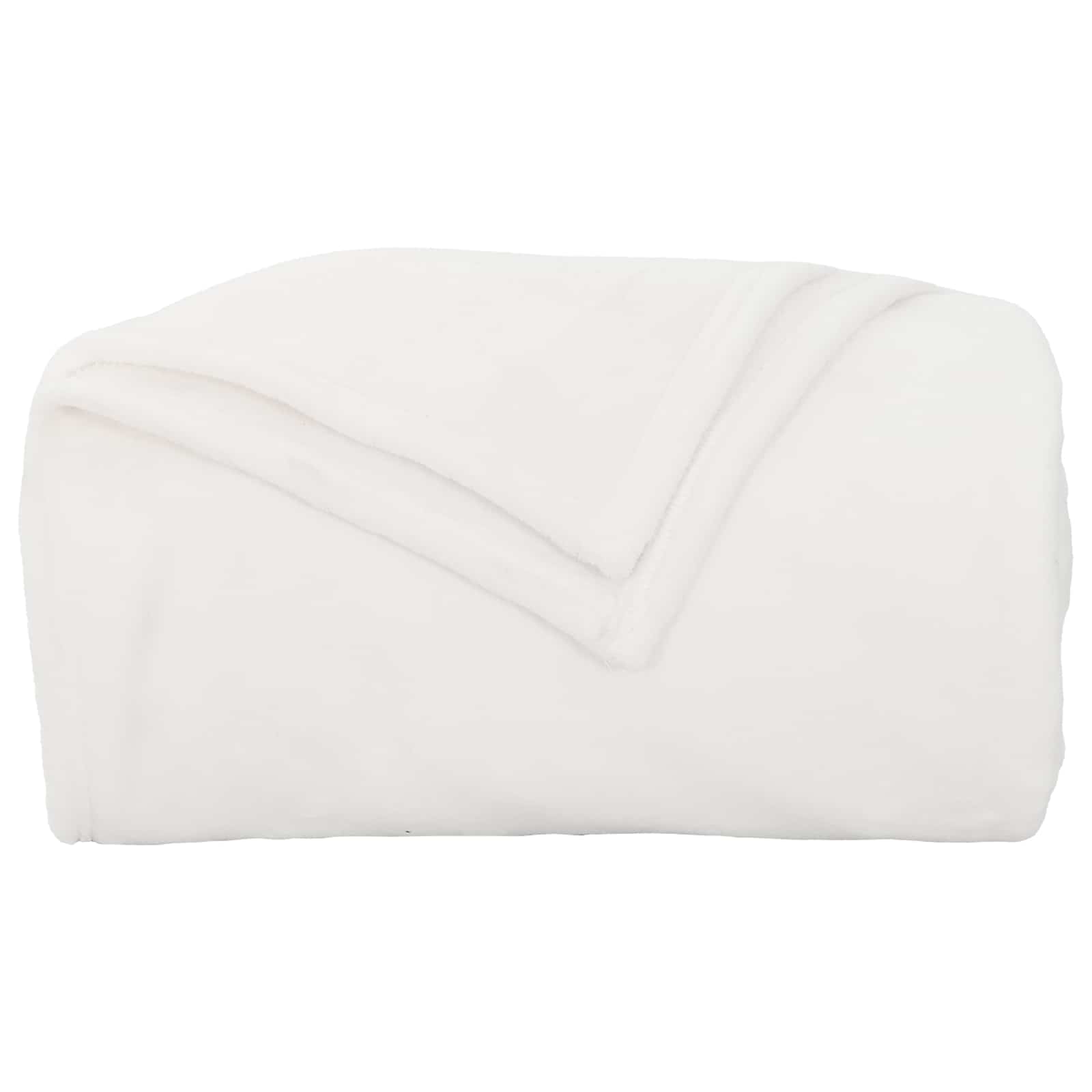 vidaXL Throw Blankets 6 pcs White 130 x 150 cm 3.04 kg Fleece 5