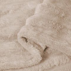 vidaXL Throw Blanket Beige 150 x 130 cm 0.45 kg Fleece 6