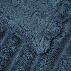 vidaXL Throw Blanket Navy Blue 240 x 220 cm 1.36 kg Fleece 5