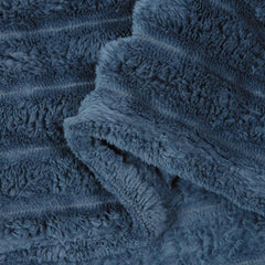vidaXL Throw Blanket Navy Blue 240 x 220 cm 1.36 kg Fleece 6