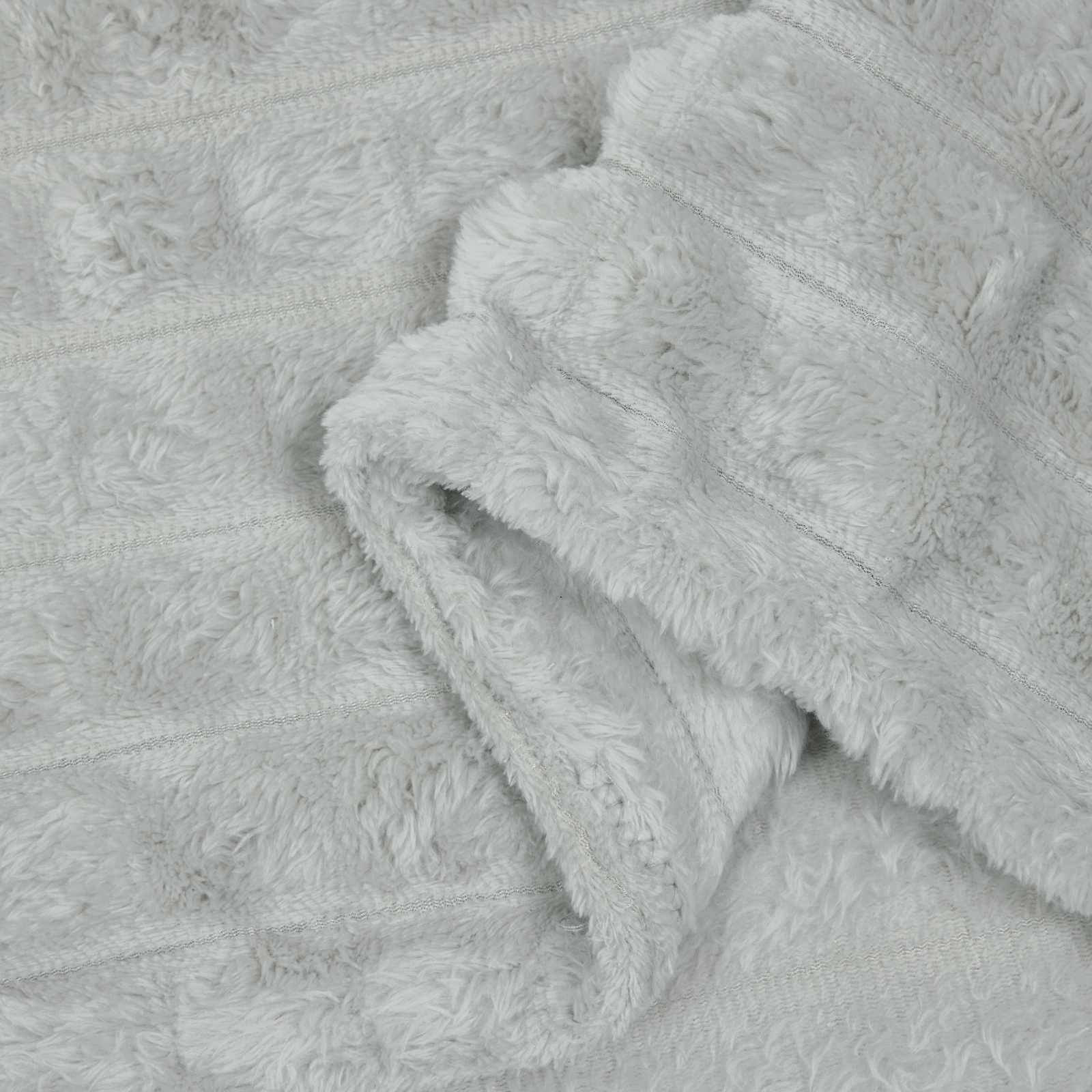 vidaXL Throw Blanket Grey 240 x 220 cm 1.38 kg Fleece 6