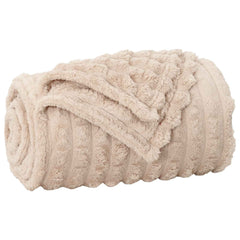 vidaXL Throw Blankets 6 pcs Beige 150 x 130 cm 2.75 kg Fleece 4