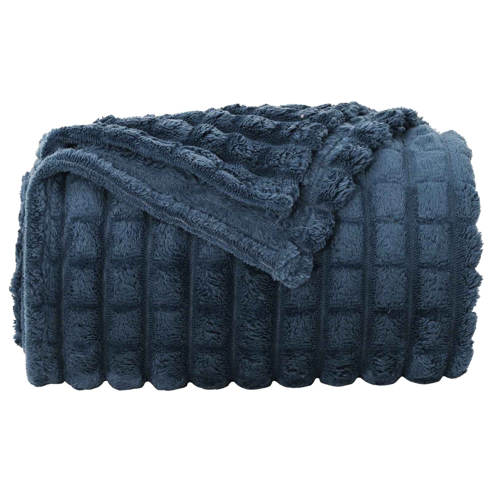 vidaXL Throw Blankets 6 pcs Navy Blue 150 x 130 cm 2.75 kg Fleece 5