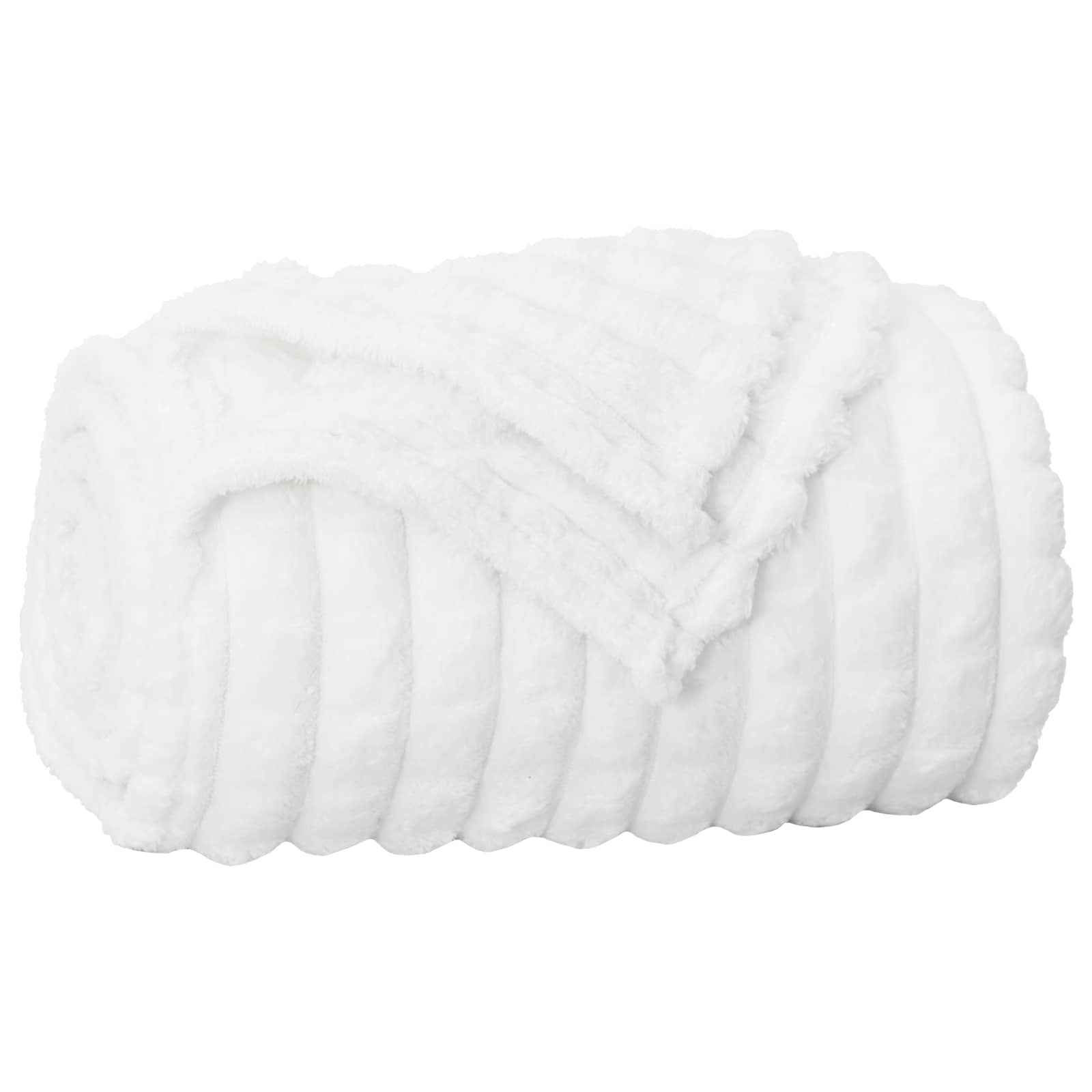 vidaXL Throw Blankets 6 pcs White 150 x 130 cm 2.75 kg Fleece 4