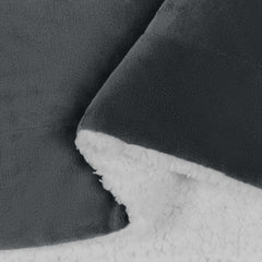 vidaXL Throw Blanket Dark Grey 150 x 200 cm 1.64 kg Fleece 6