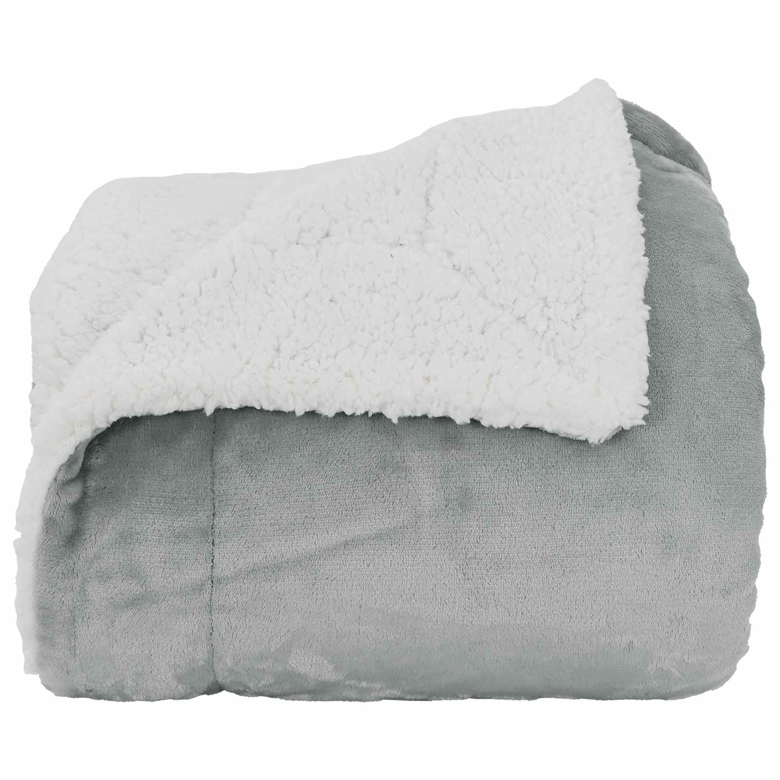 vidaXL Throw Blanket Grey 150 x 200 cm 1.64 kg Fleece 4