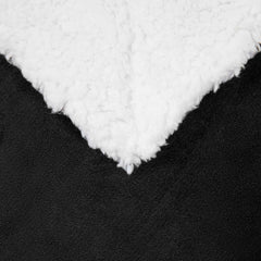 vidaXL Throw Blanket Black 150 x 200 cm 1.64 kg Fleece 5