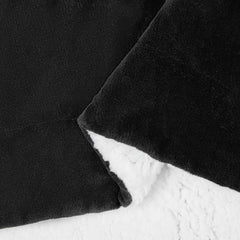vidaXL Throw Blanket Black 150 x 200 cm 1.64 kg Fleece 6