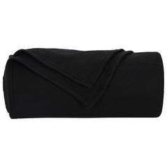 vidaXL Throw Blankets 6 pcs Black 200 x 150 cm 2.61 kg Fleece 5