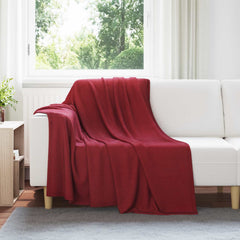 vidaXL Throw Blankets 6 pcs Bordeaux Red 200 x 150 cm 2.52 kg Fleece 1