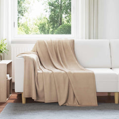 Throw Blankets 200 x 150 cm 10.08 kg Fleece 24 pcs Camel