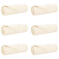 vidaXL Throw Blankets 6 pcs Cream 210 x 140 cm 2.48 kg Fleece 2