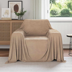 vidaXL Throw Blankets 6 pcs Camel 210 x 140 cm 2.48 kg Fleece 1