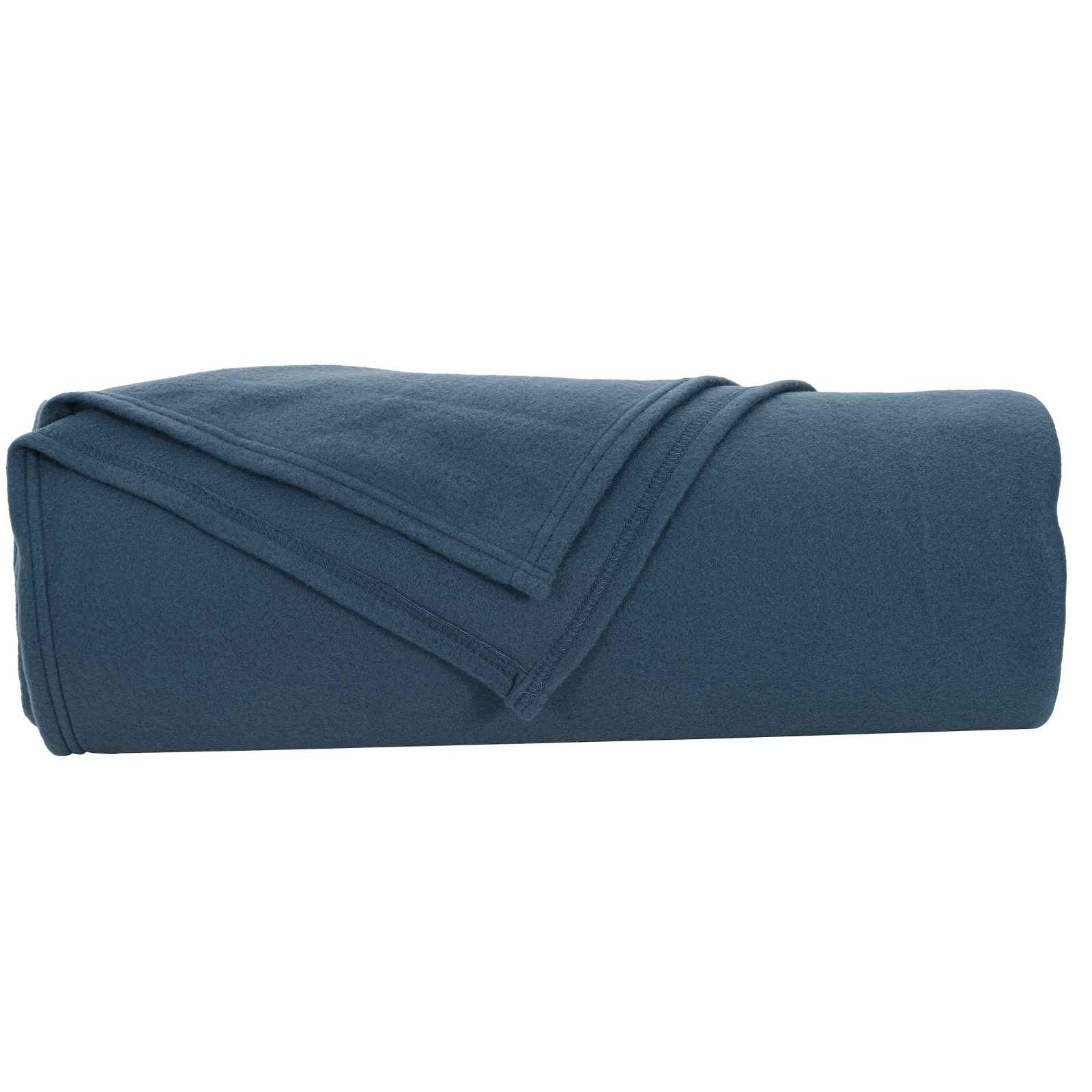 vidaXL Throw Blankets 6 pcs Navy Blue 210 x 140 cm 2.44 kg Fleece 5