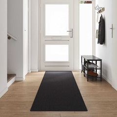 vidaXL Carpet Runner Anthracite 80 x 500 cm 100% Polypropylene 1