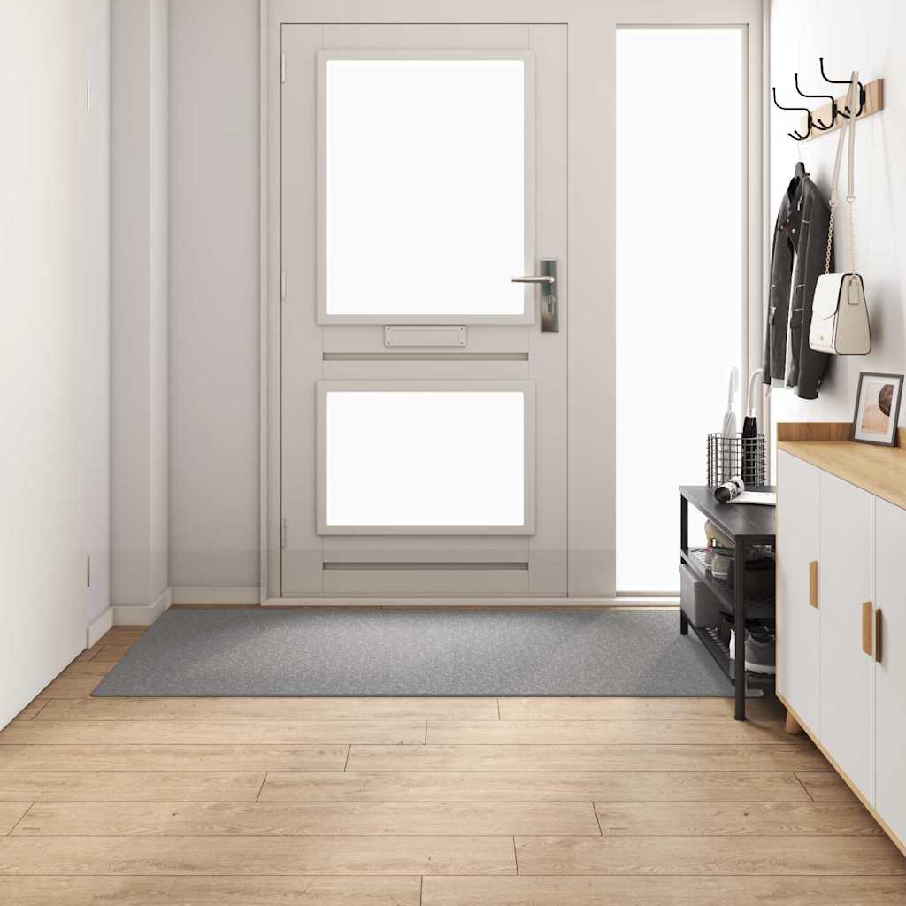 vidaXL Carpet Runner Light Grey 100 x 200 cm 100% Polypropylene 3