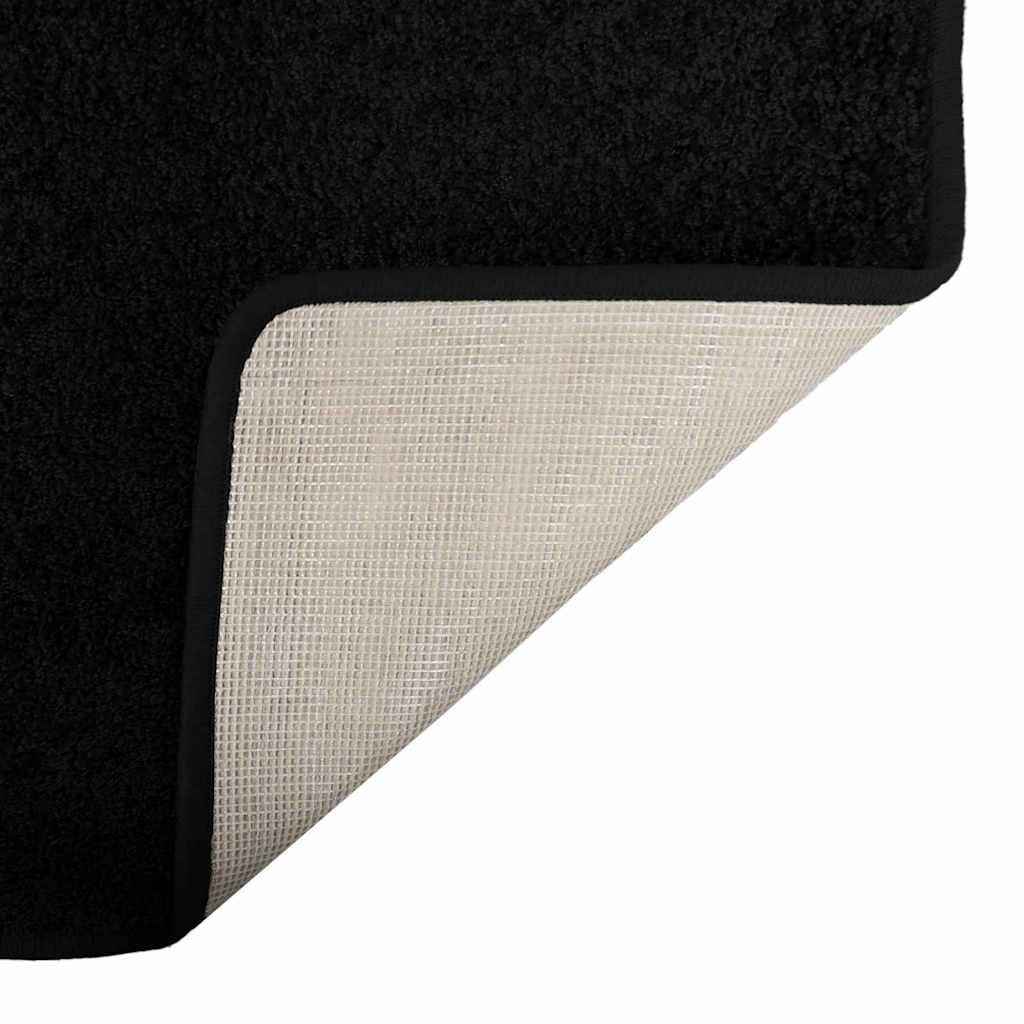 vidaXL Carpet Runner Black 50 x 200 cm 100% Polypropylene Tuft 4