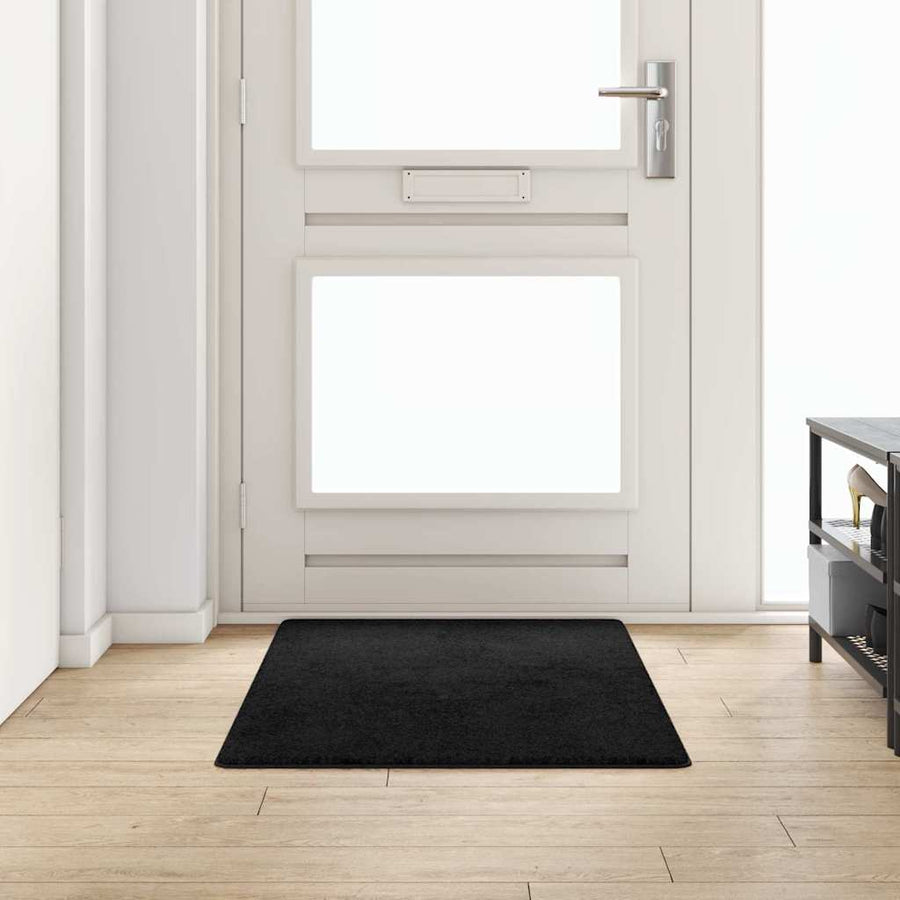 vidaXL Carpet Runner Black 80 x 150 cm 100% Polypropylene Tuft 1