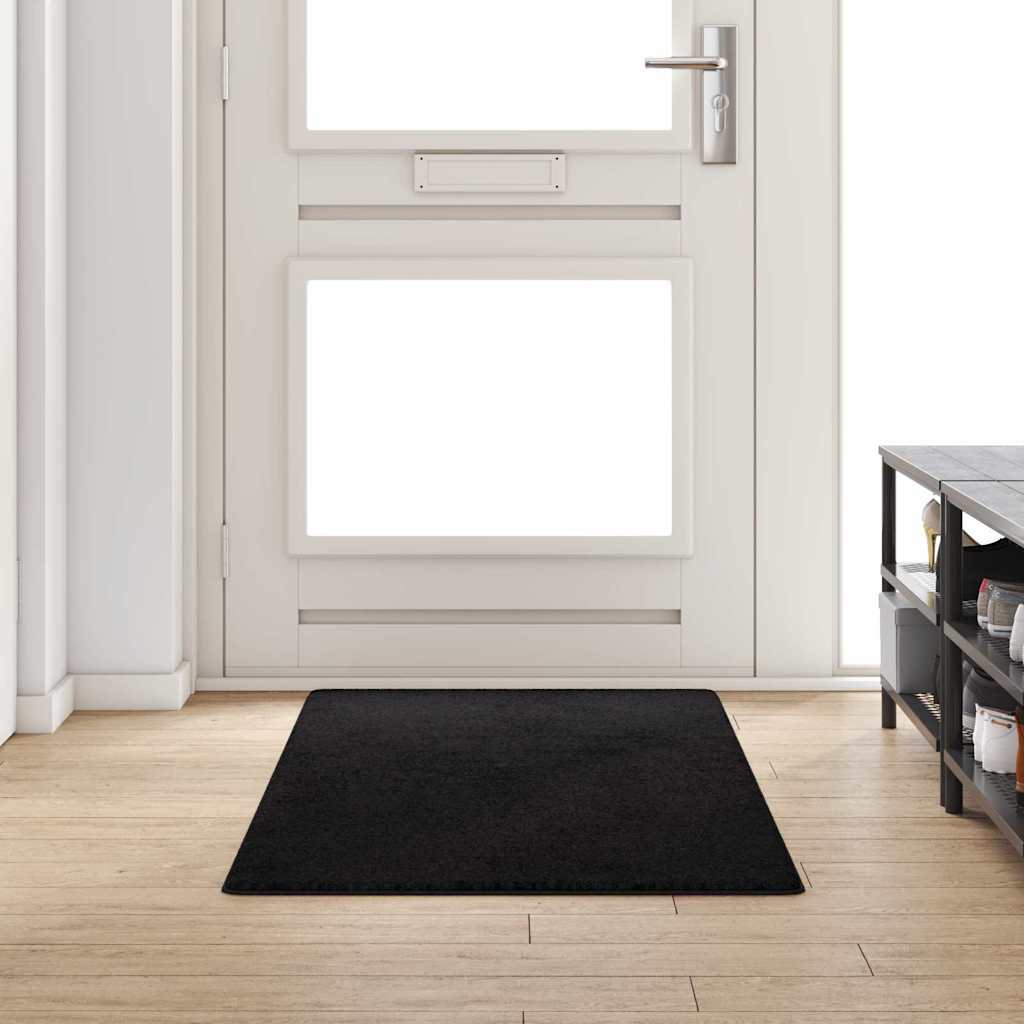 vidaXL Carpet Runner Black 80 x 200 cm 100% Polypropylene Tuft 1