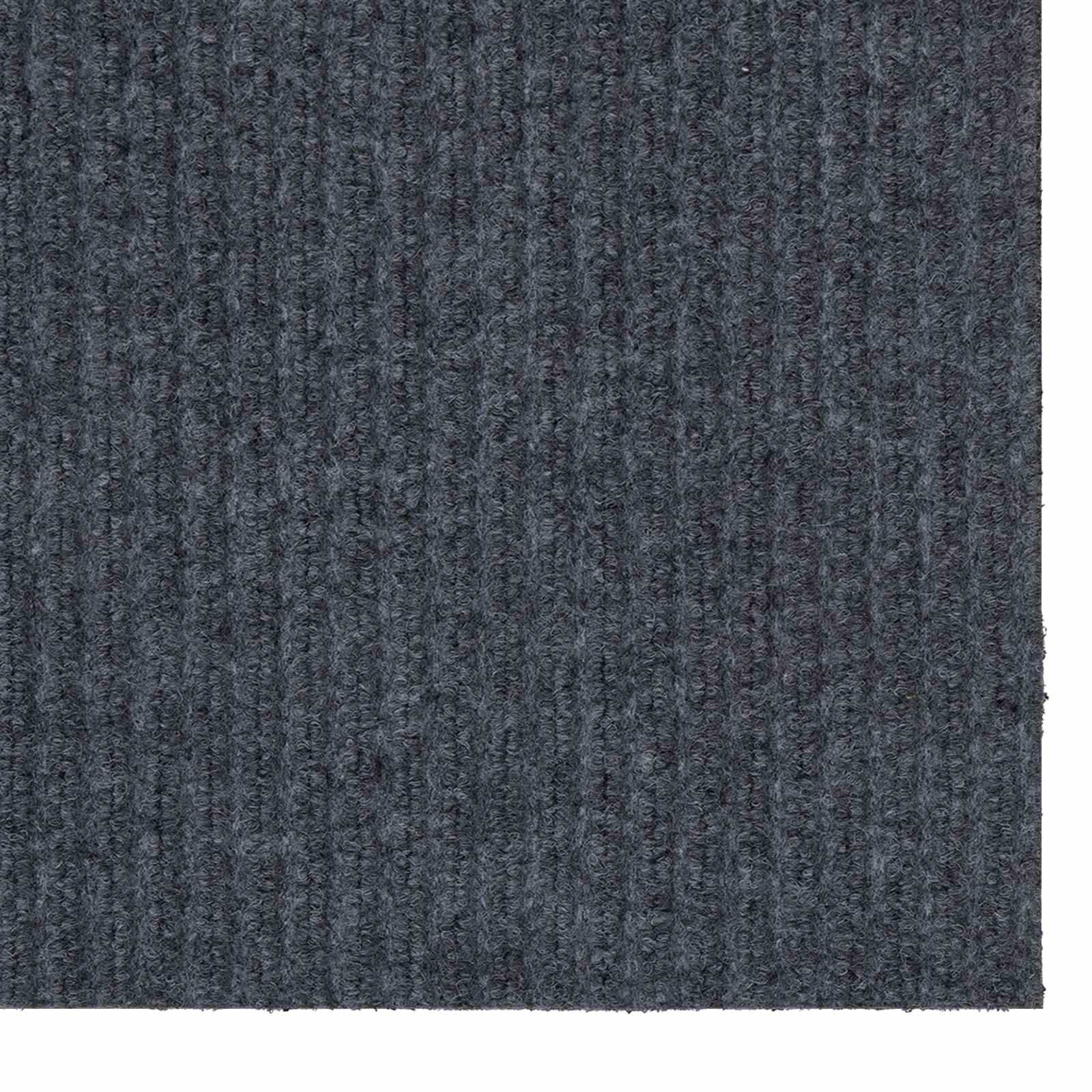 vidaXL Carpet Runner Grey 80 x 300 cm Fabric 5