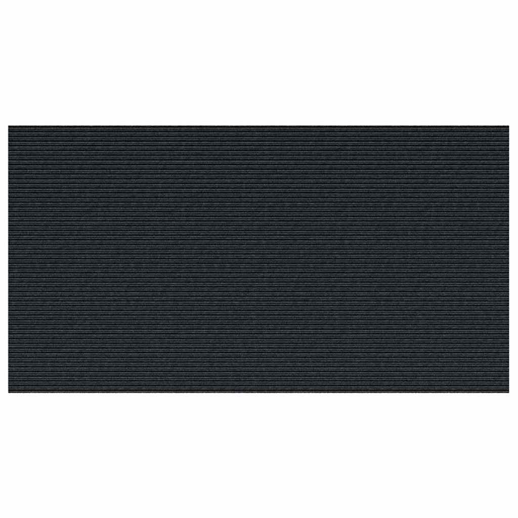 vidaXL Carpet Runner Anthracite 80 x 150 cm Fabric 2