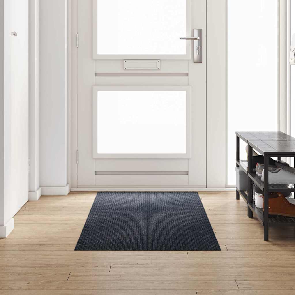 vidaXL Carpet Runner Anthracite 80 x 250 cm Fabric 1