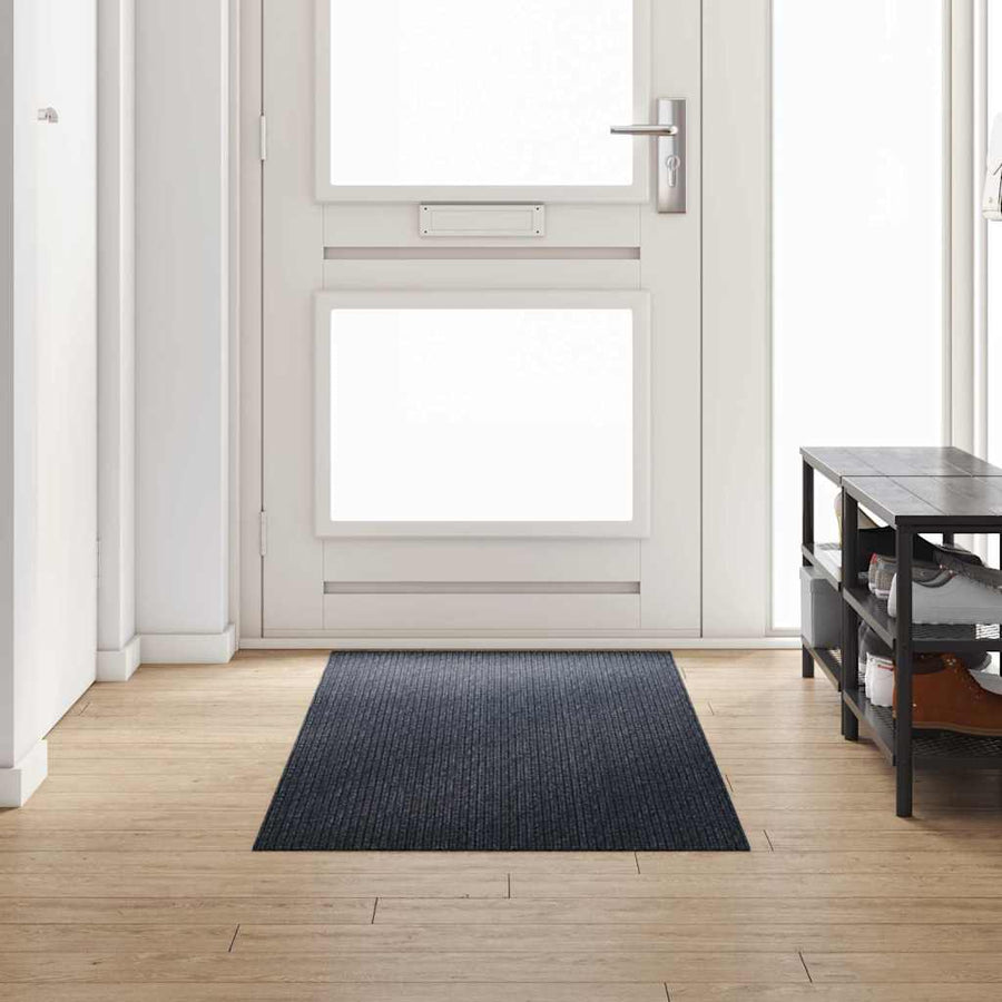 vidaXL Carpet Runner Anthracite 80 x 250 cm Fabric 1