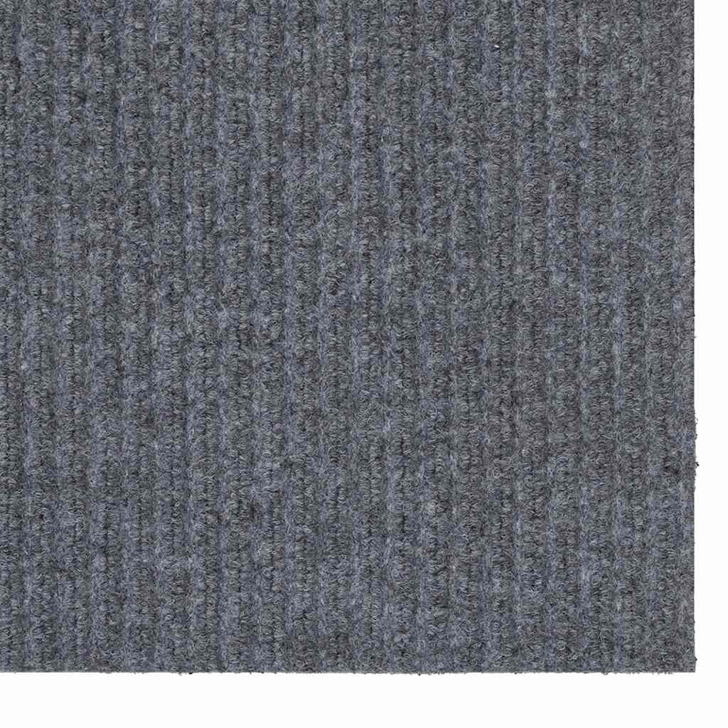 vidaXL Carpet Runner Light Grey 80 x 400 cm Fabric 4