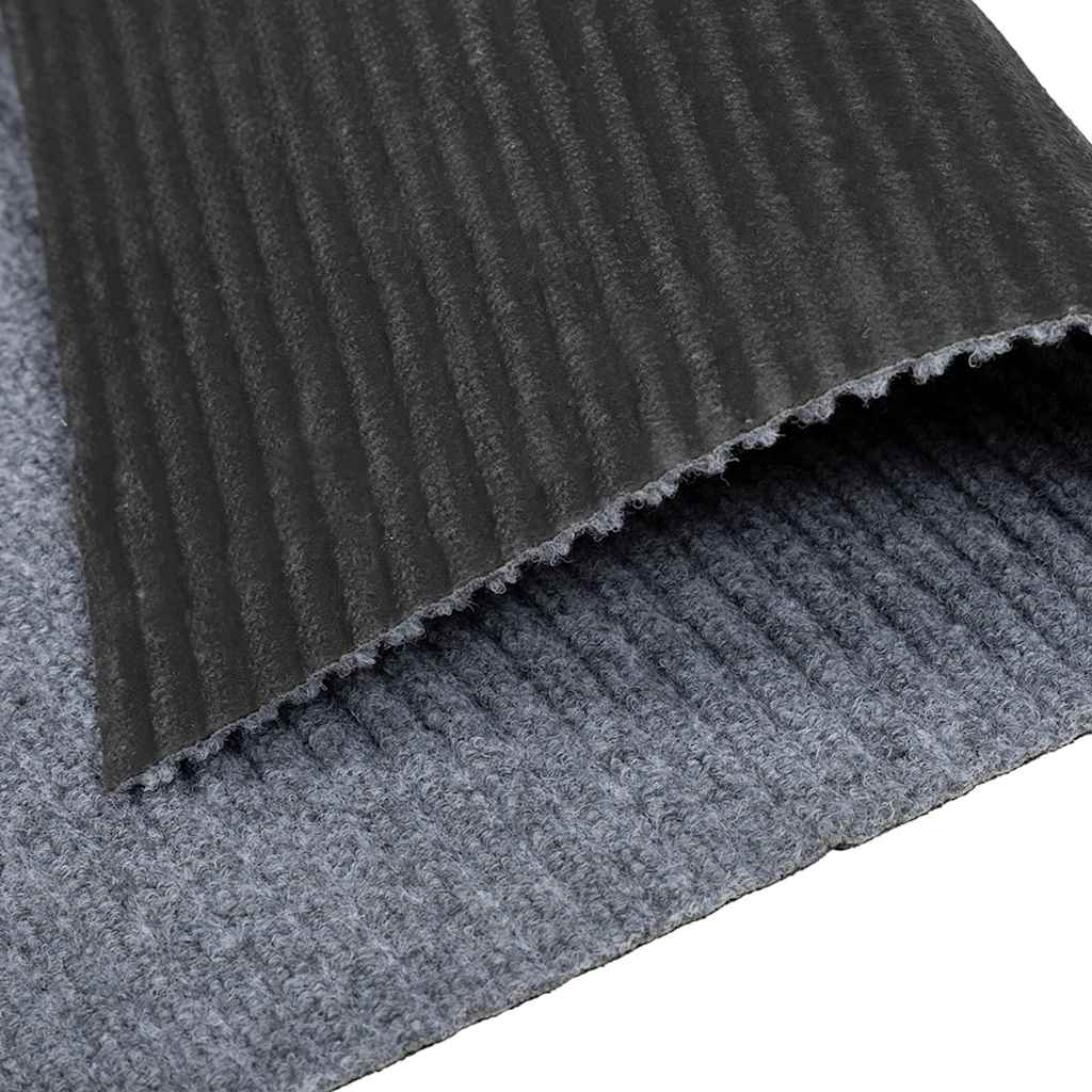 vidaXL Carpet Runner Light Grey 80 x 400 cm Fabric 6