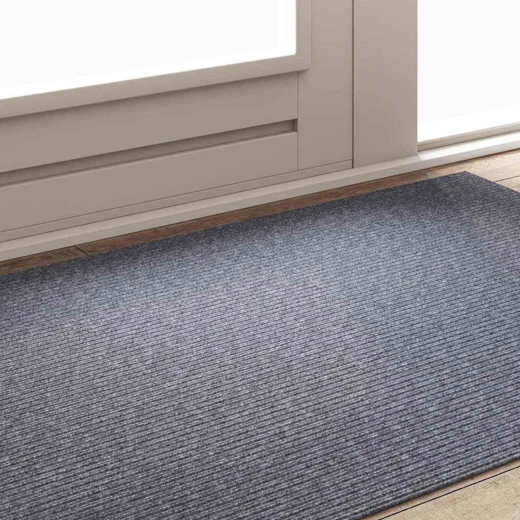vidaXL Carpet Runner Light Grey 100 x 150 cm Fabric 4