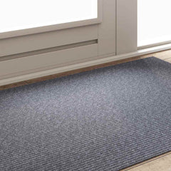 vidaXL Carpet Runner Light Grey 100 x 150 cm Fabric 4