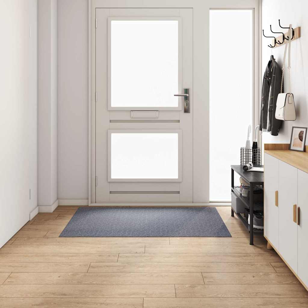 vidaXL Carpet Runner Light Grey 100 x 150 cm Fabric 3
